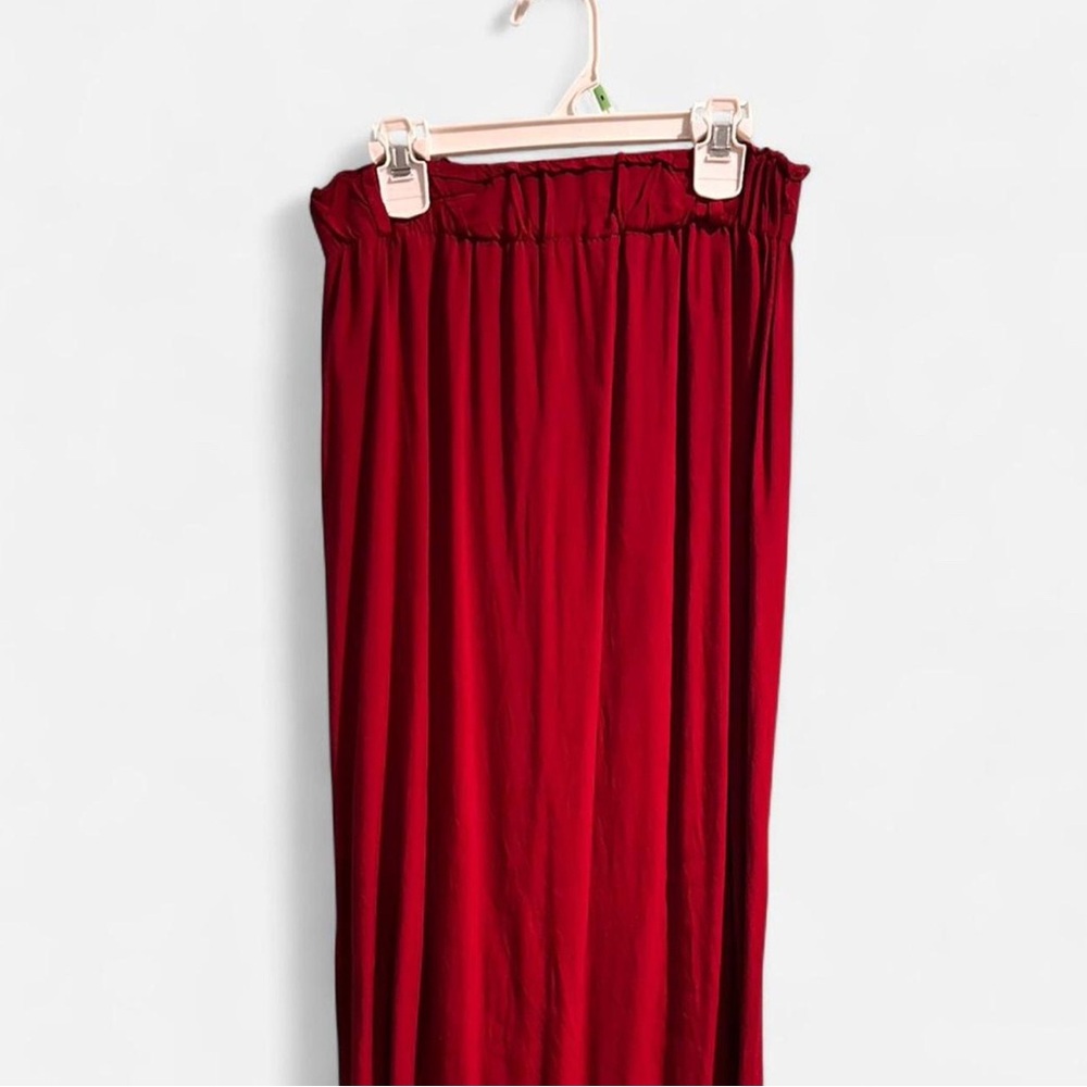Elegant Red Women's Skirt